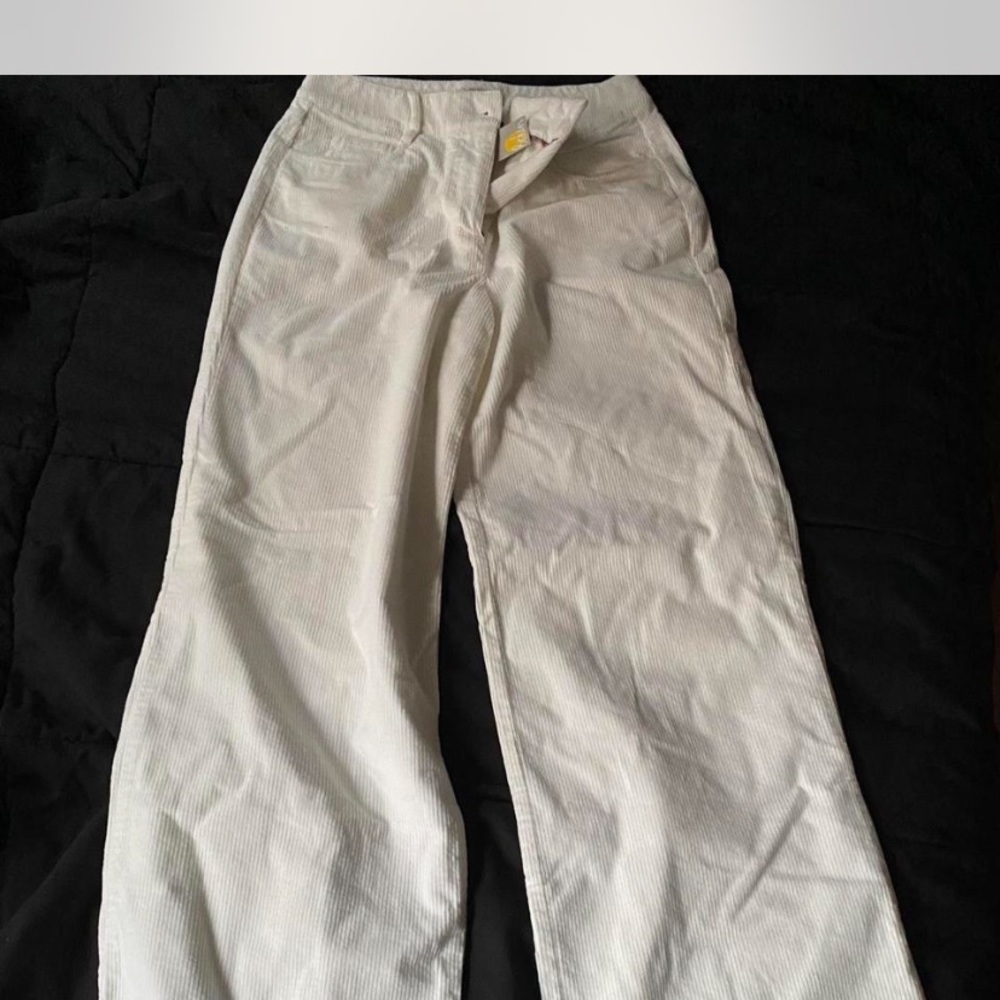 White Corduroy Pants